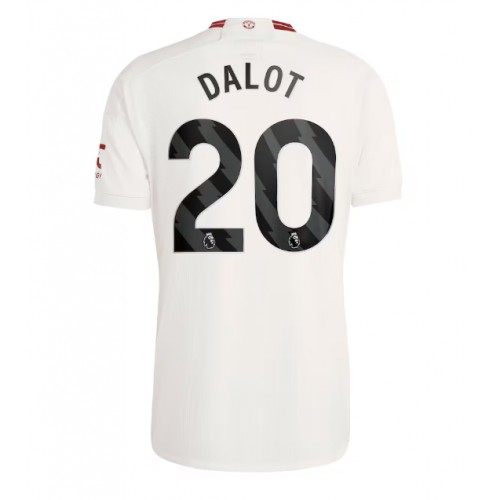 Manchester United Diogo Dalot #20 Rezervni Dres 2023-24 Kratak Rukav